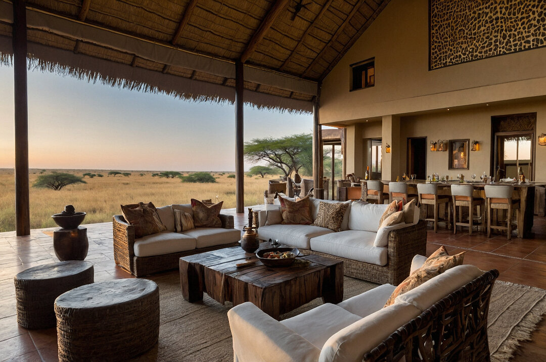 Safari lodge.